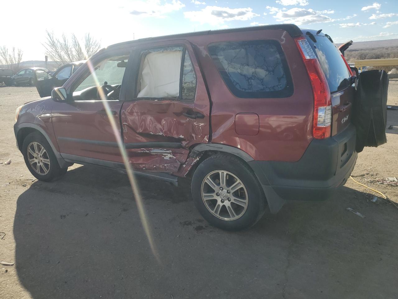2005 Honda CR-V VIN JHLRD68585C005874 Copart auction photo, side damage thumbnail 2