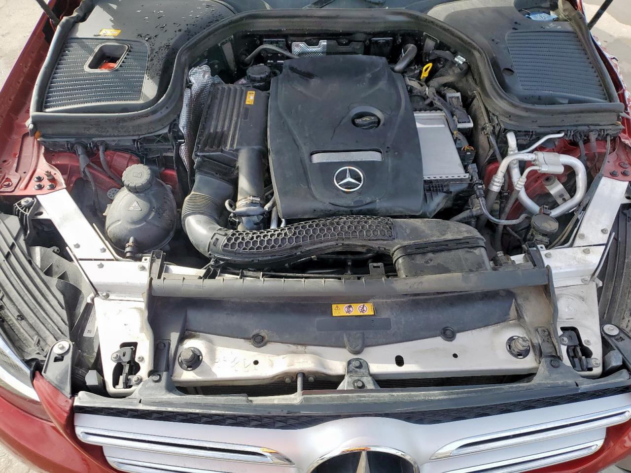 2016 Mercedes-Benz GLC VIN WDC0G4KB9GF081163 Copart auction photo, front end / side damage thumbnail 12