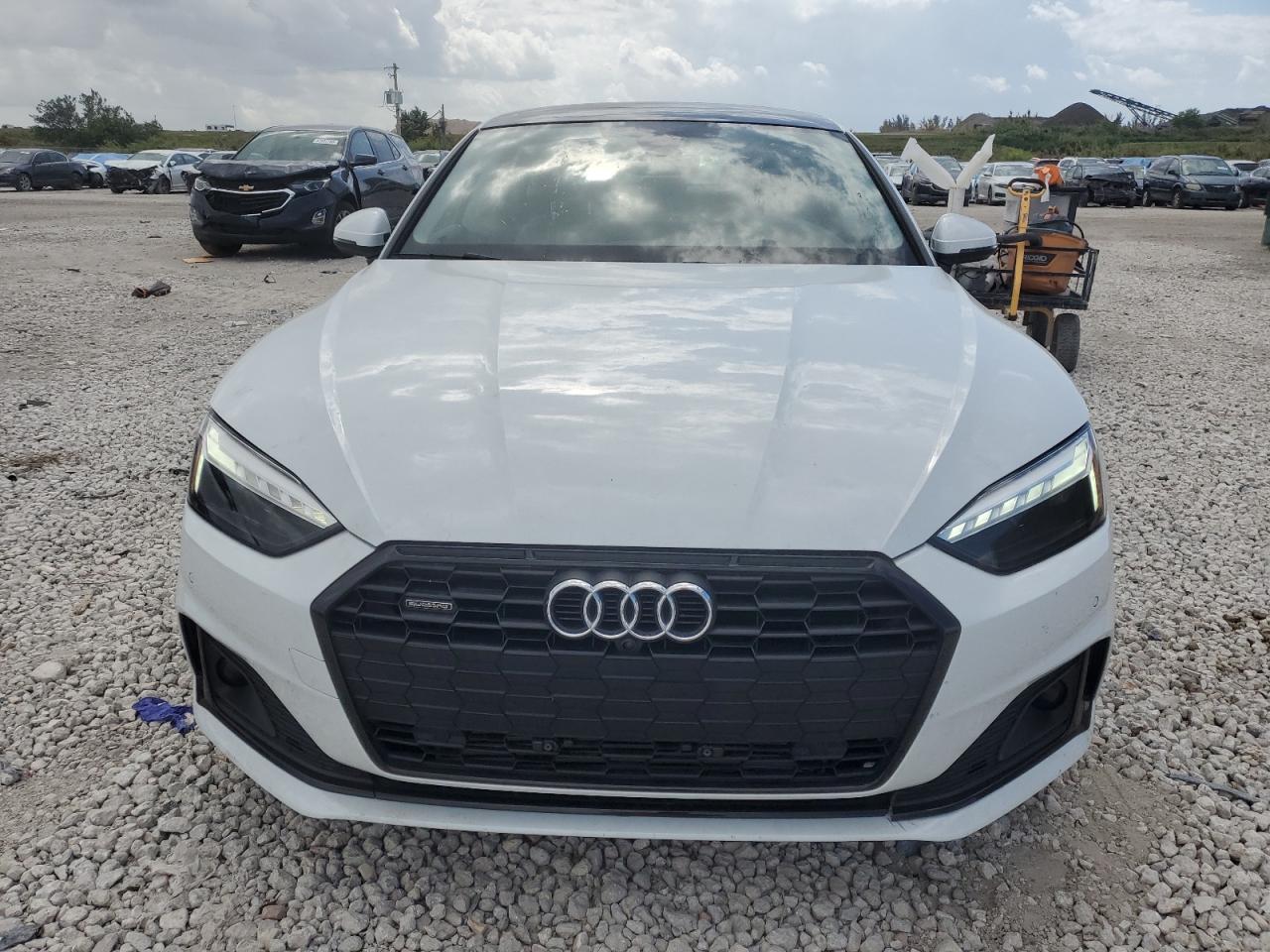 2023 Audi A5 VIN WAUCBCF58PA041599 Copart auction photo, undercarriage / mechanical damage thumbnail 5