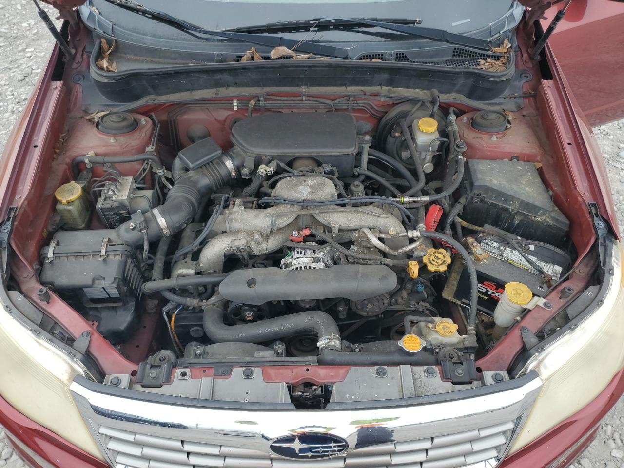 2009 Subaru Forester VIN JF2SH63629H726852 Copart auction photo, side / mechanical damage thumbnail 12