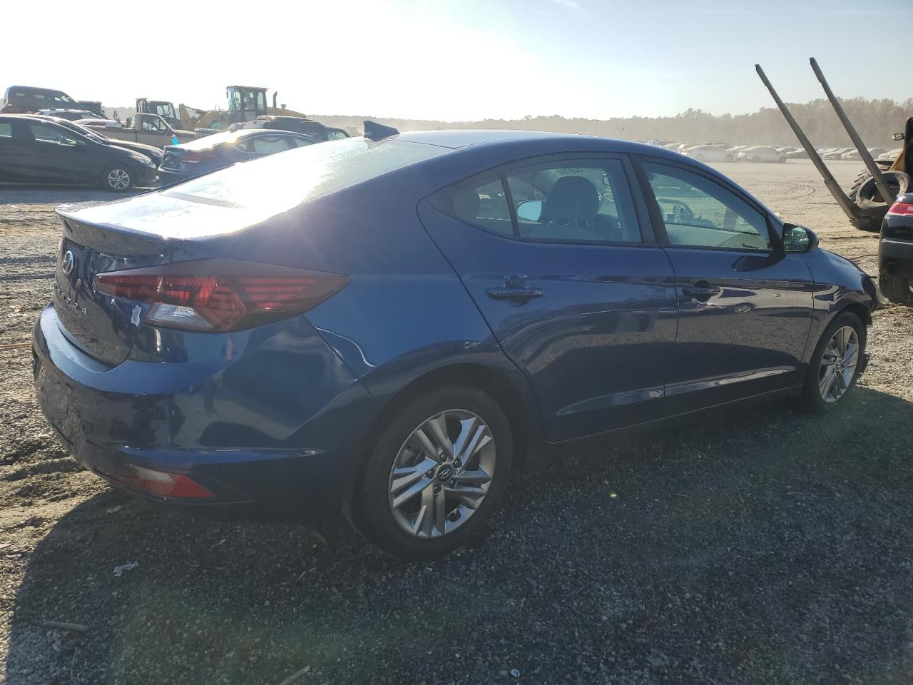 2019 Hyundai Elantra VIN 5NPD84LF4KH411375 Copart auction photo, front end / undercarriage damage thumbnail 3