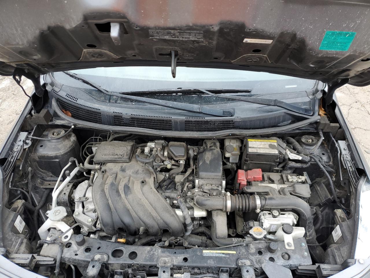 2019 Nissan Versa VIN 3N1CN7AP7KL859954 Copart auction photo, side / front end damage thumbnail 12
