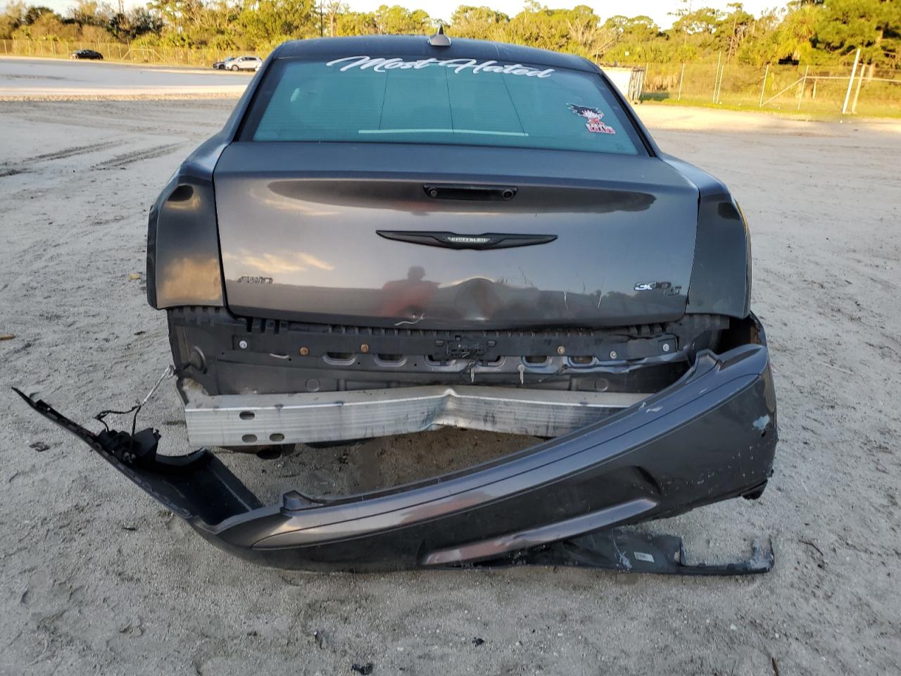 2017 Chrysler 300 VIN 2C3CCAGG7HH591503 Copart auction photo, front end / rear end damage thumbnail 6