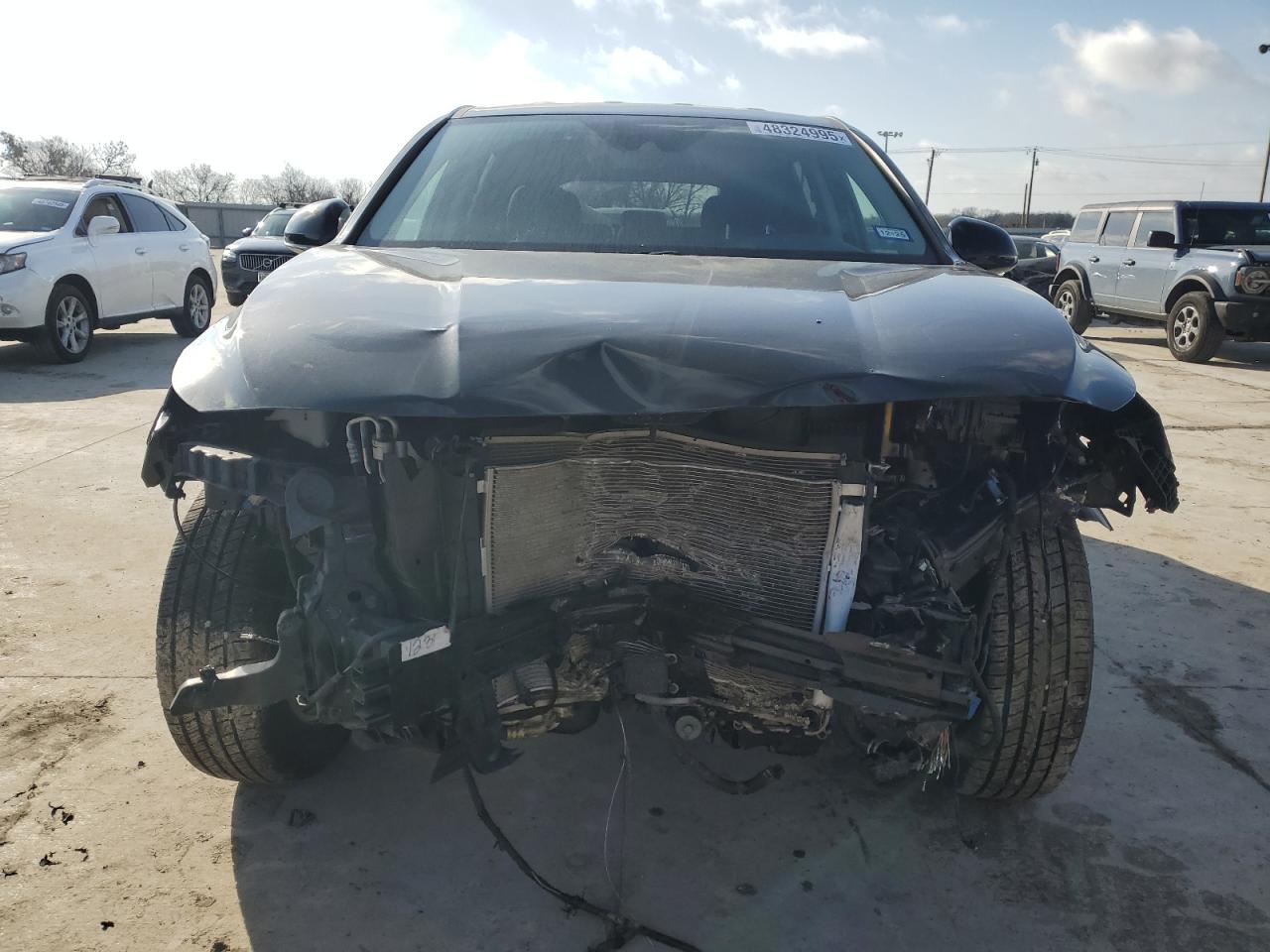 2020 Hyundai Santa Fe VIN 5NMS33AD4LH293649 Copart auction photo, front end / hail damage thumbnail 5