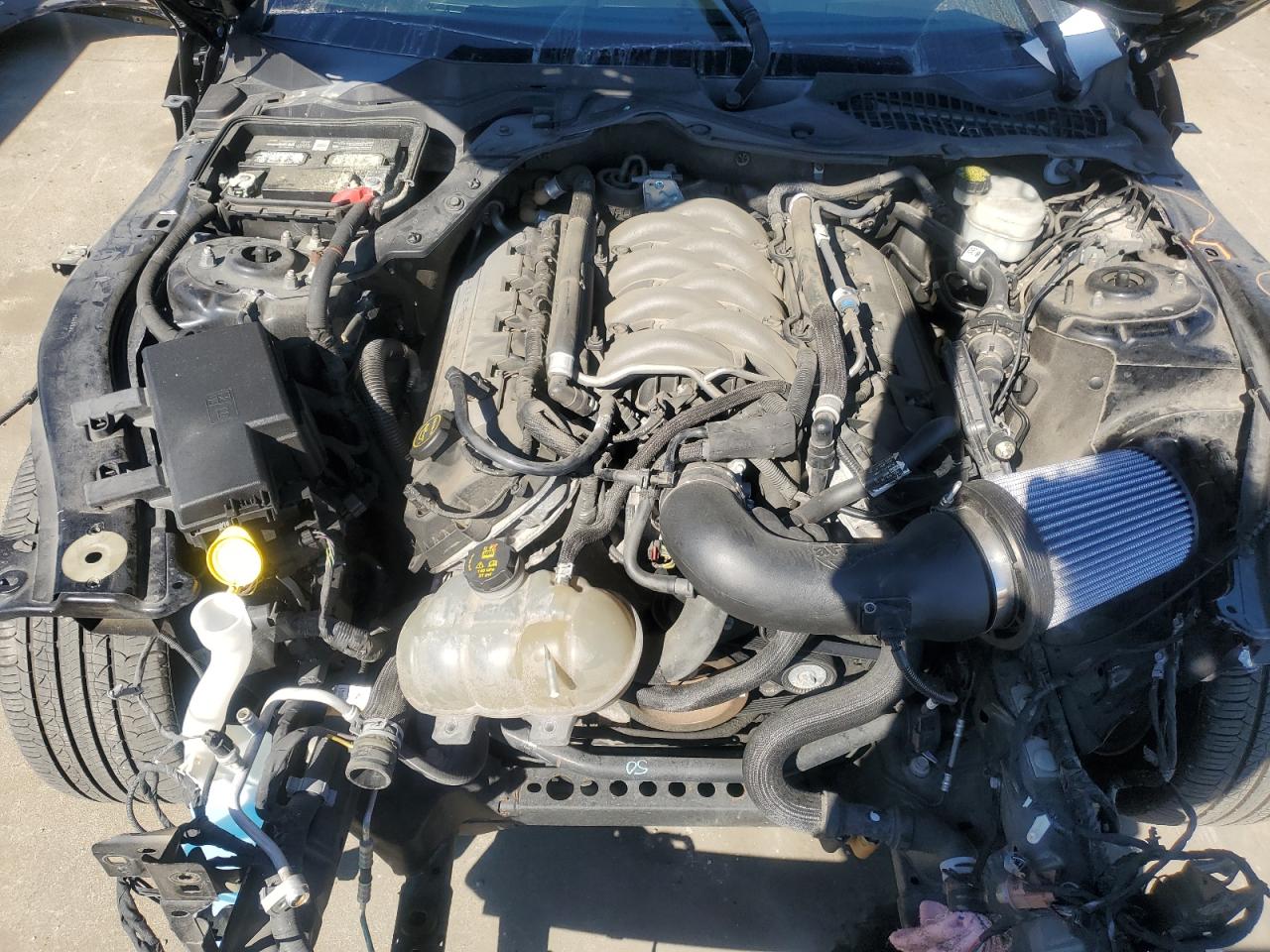 2017 Ford Mustang VIN 1FA6P8CF9H5276721 Copart auction photo, stripped damage thumbnail 11
