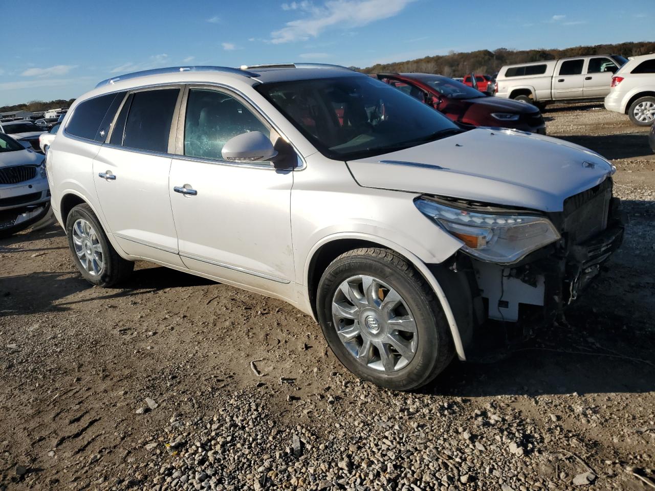 2017 Buick Enclave VIN 5GAKVCKD7HJ184565 Copart auction photo, front end damage thumbnail 4