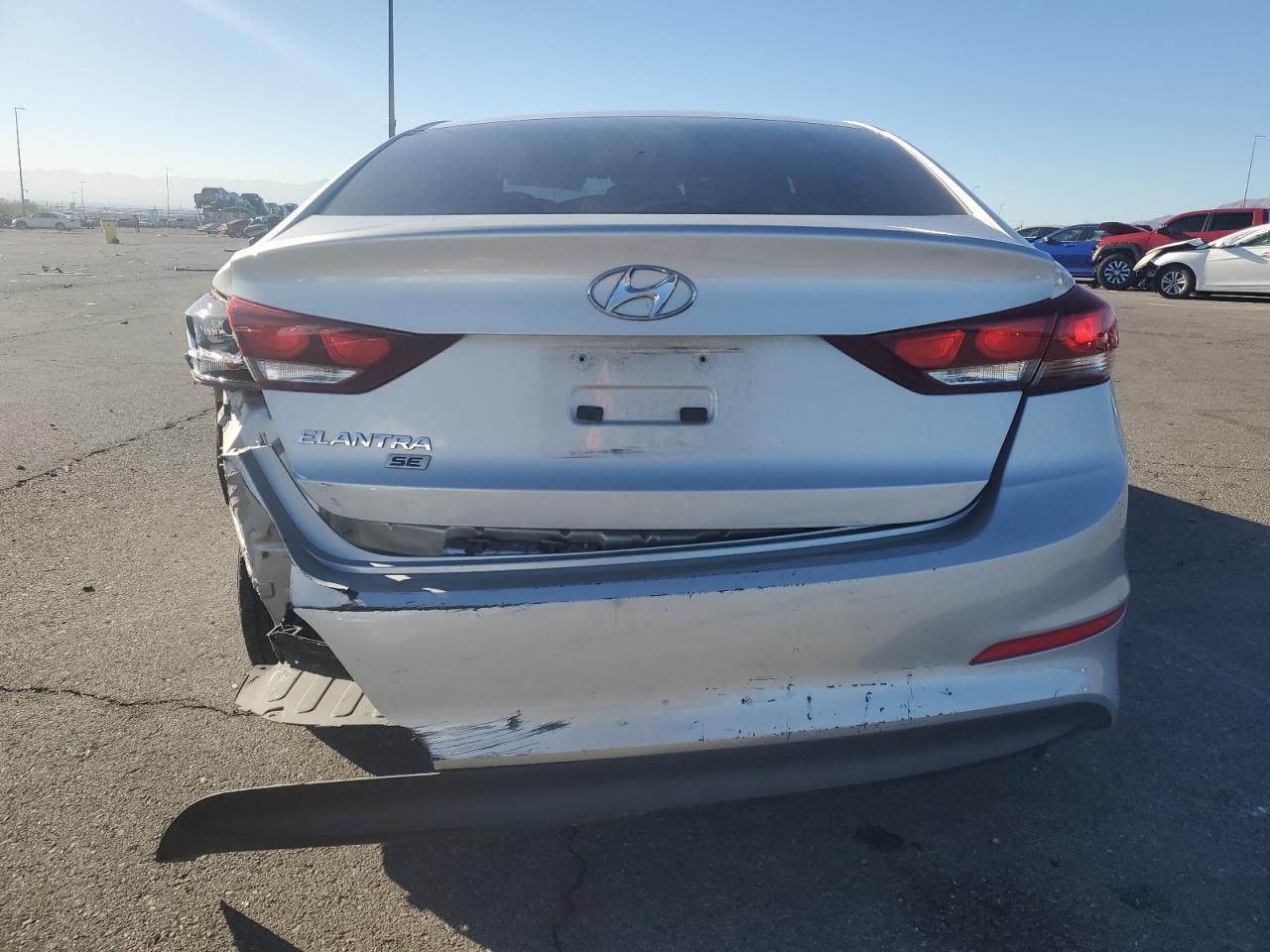 2018 Hyundai Elantra VIN 5NPD74LF1JH304558 Copart auction photo, all over damage thumbnail 6
