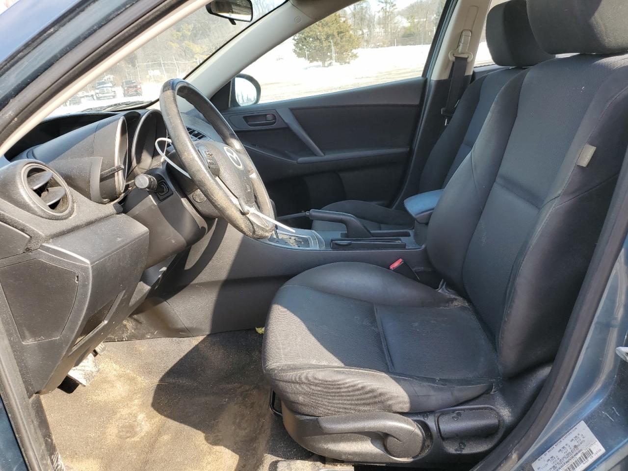2010 Mazda 3 VIN JM1BL1SFXA1241759 Copart auction photo, side / rear end damage thumbnail 7