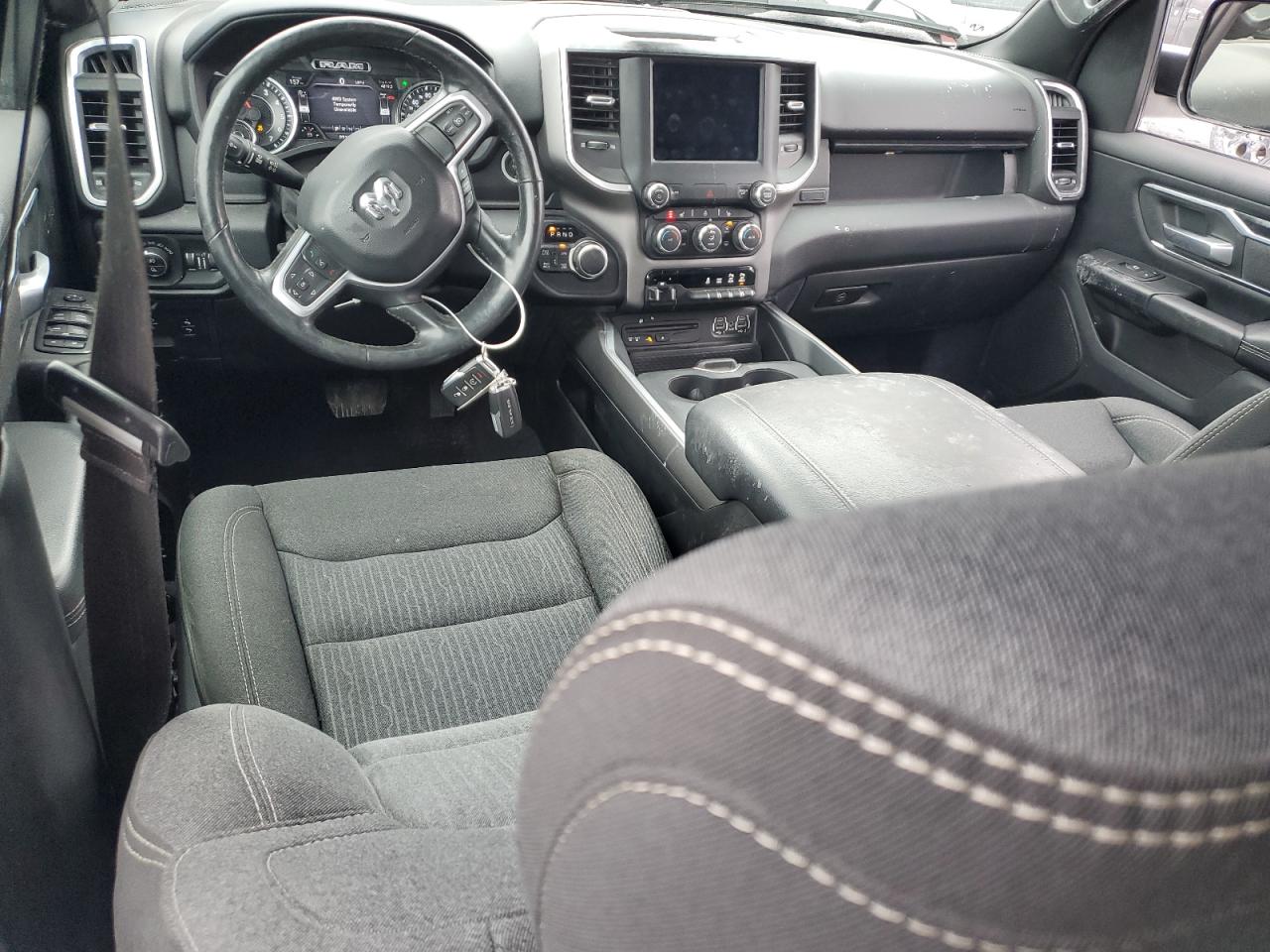 2019 RAM 1500 VIN 1C6SRFFT1KN592766 Copart auction photo, front end damage thumbnail 8