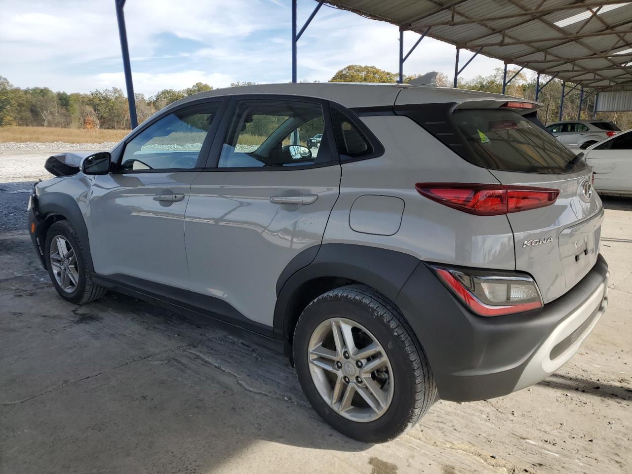 2022 Hyundai Kona VIN KM8K22ABXNU872325 Copart auction photo, front end damage thumbnail 2