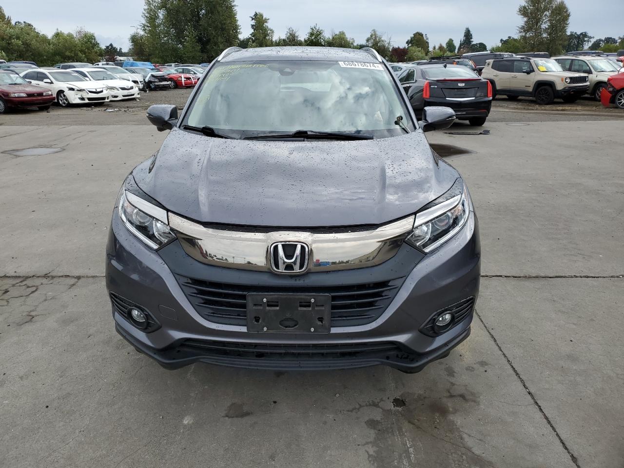 2019 Honda HR-V VIN 3CZRU6H55KM708835 Copart auction photo, side damage thumbnail 5