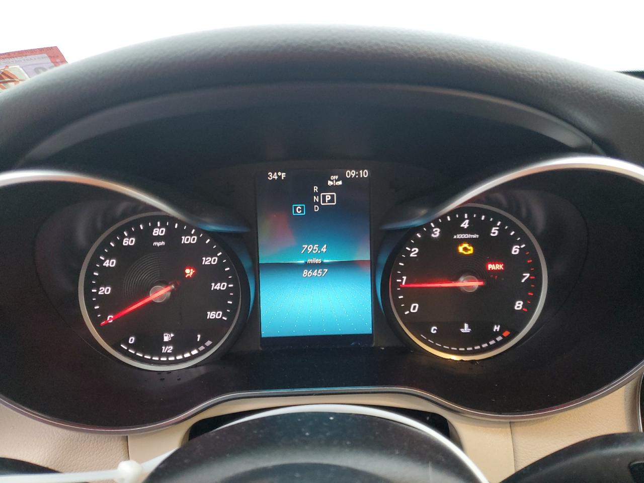 2019 Mercedes-Benz C-klasse VIN 55SWF8EB0KU311707 Copart auction photo, front end damage thumbnail 9