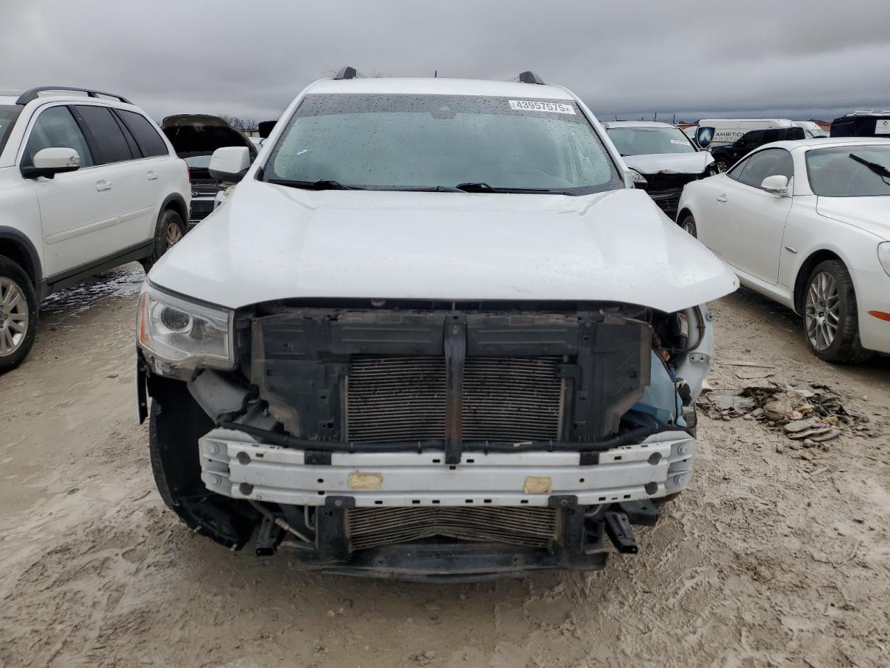 2019 GMC Acadia VIN 1GKKNPLS2KZ266526 Copart auction photo, front end / all over damage thumbnail 5