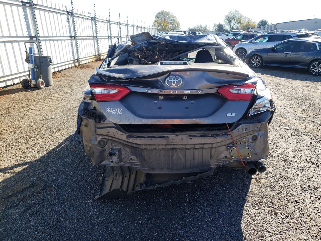 2018 Toyota Camry VIN 4T1B11HK1JU054446 Copart auction photo, all over damage thumbnail 6
