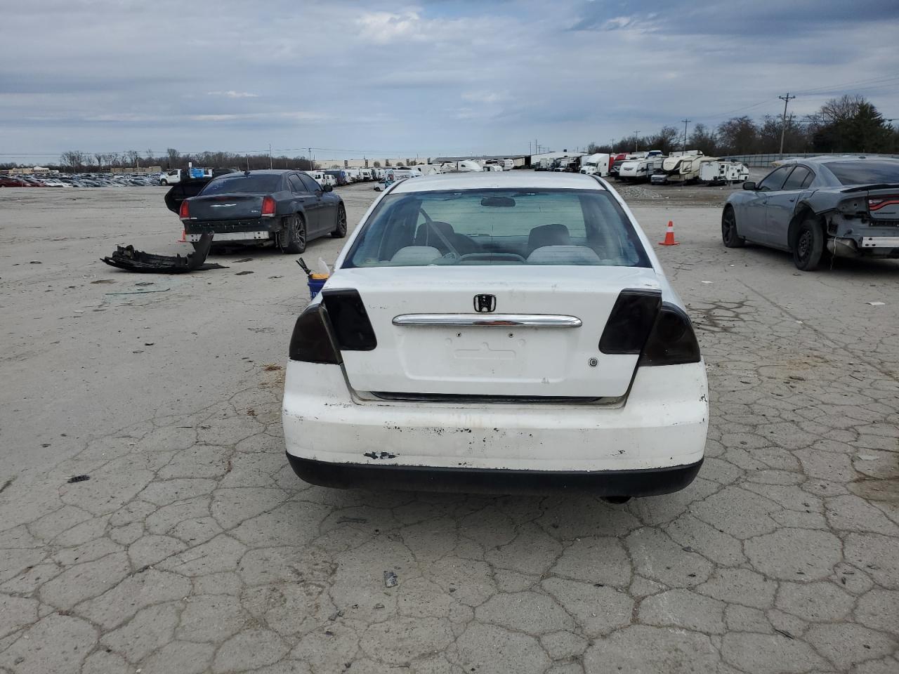 2002 Honda Civic VIN 1HGES16512L044746 Copart auction photo, all over damage thumbnail 6