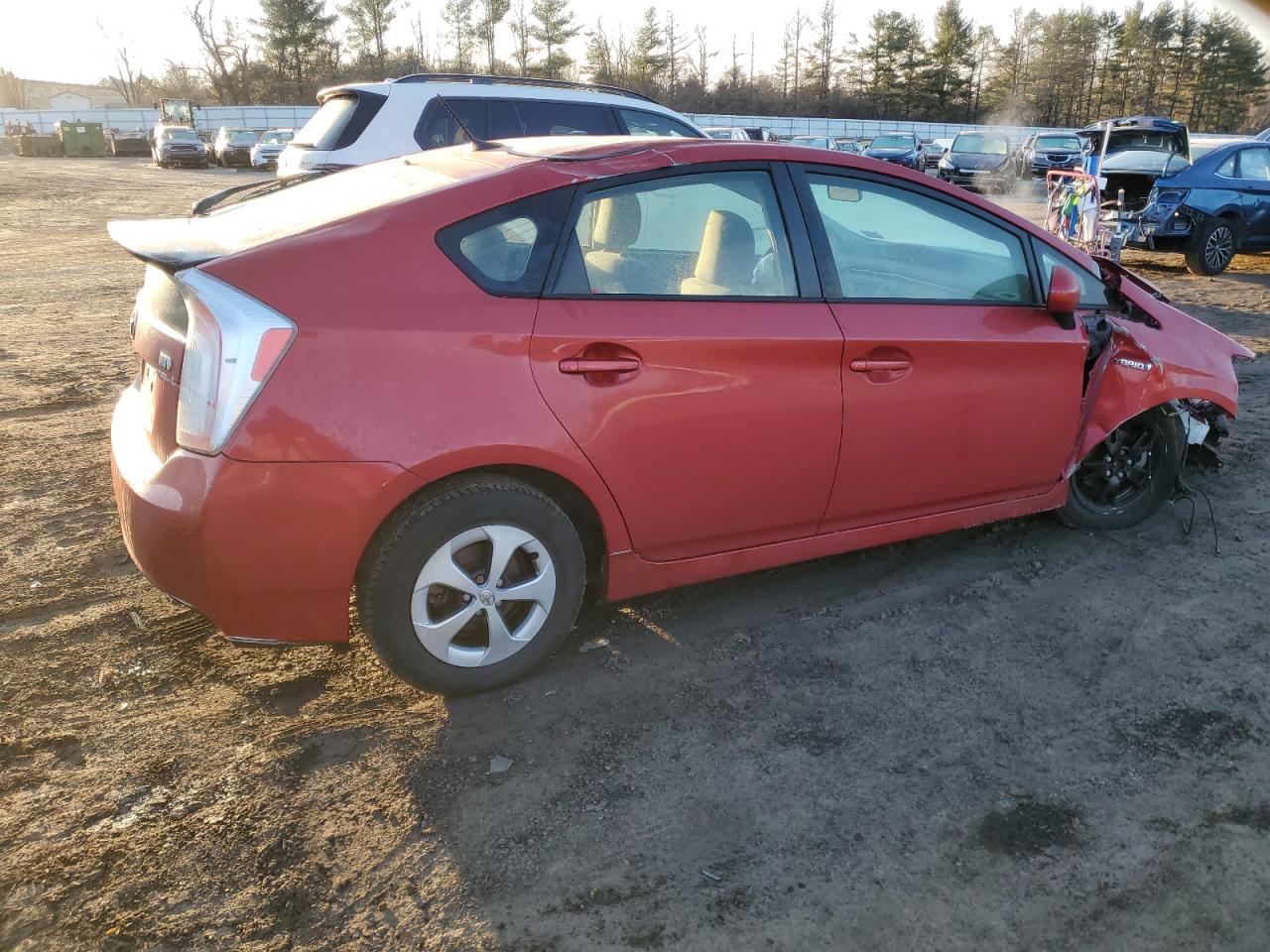 2012 Toyota Prius VIN JTDKN3DU3C1552230 Copart auction photo, front end damage thumbnail 3