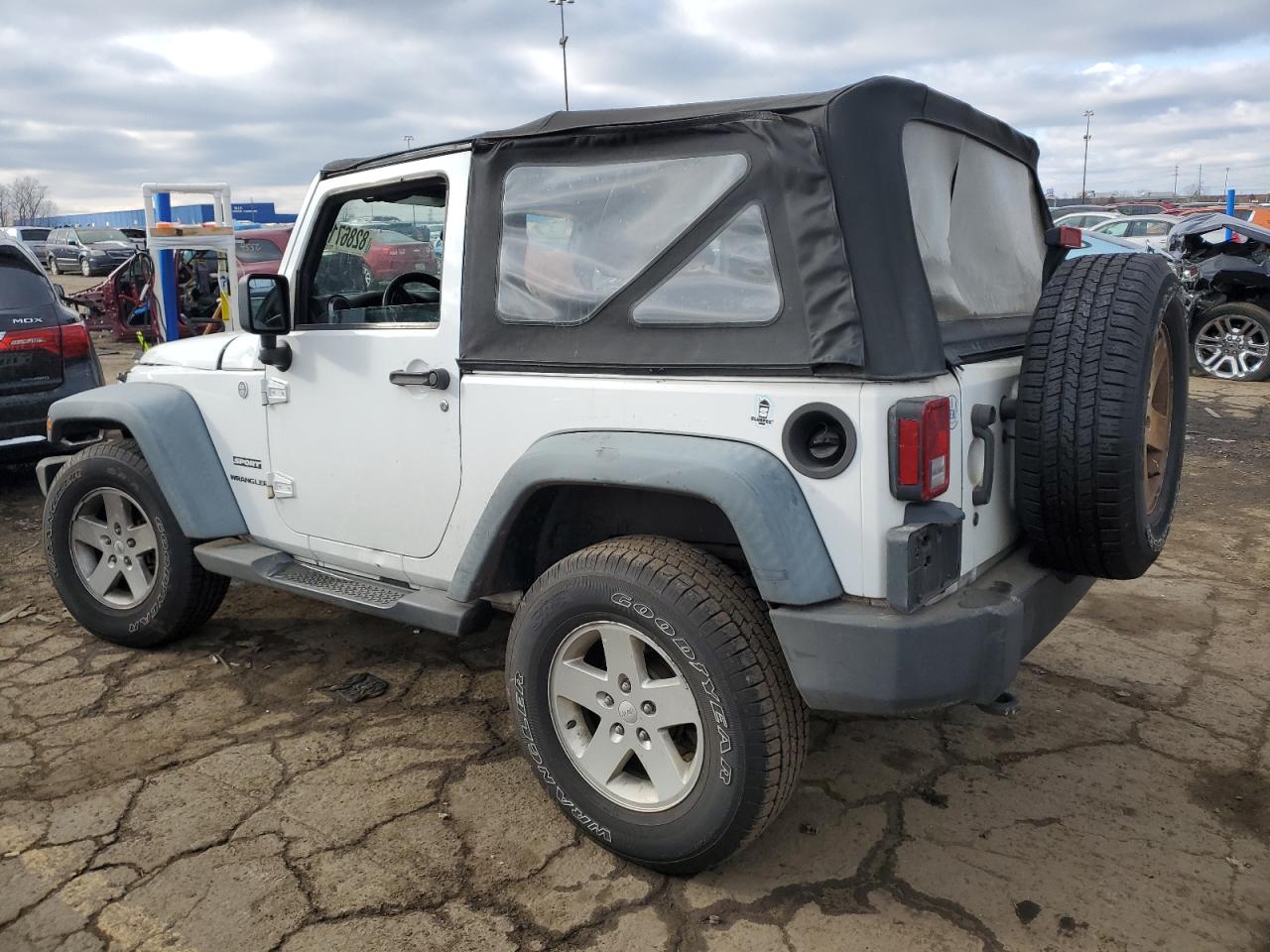 2012 Jeep Wrangler VIN 1C4AJWAG0CL139886 Copart auction photo, front end damage thumbnail 2