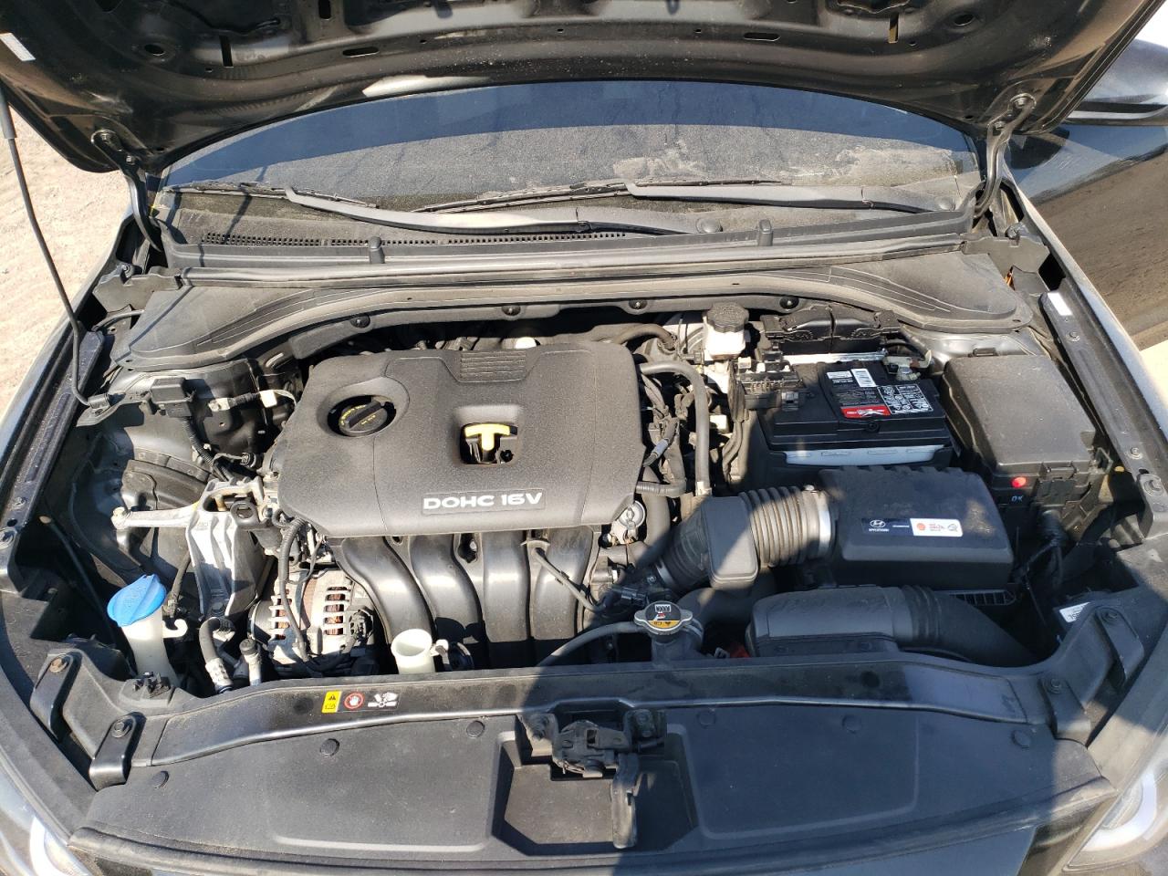 2017 Hyundai Elantra VIN KMHD74LF3HU367267 Copart auction photo, vandalism / minor dent/scratches damage thumbnail 11