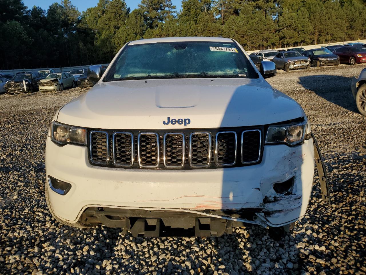 2018 Jeep Grand Cherokee VIN 1C4RJFBG8JC256260 Copart auction photo, front end damage thumbnail 5