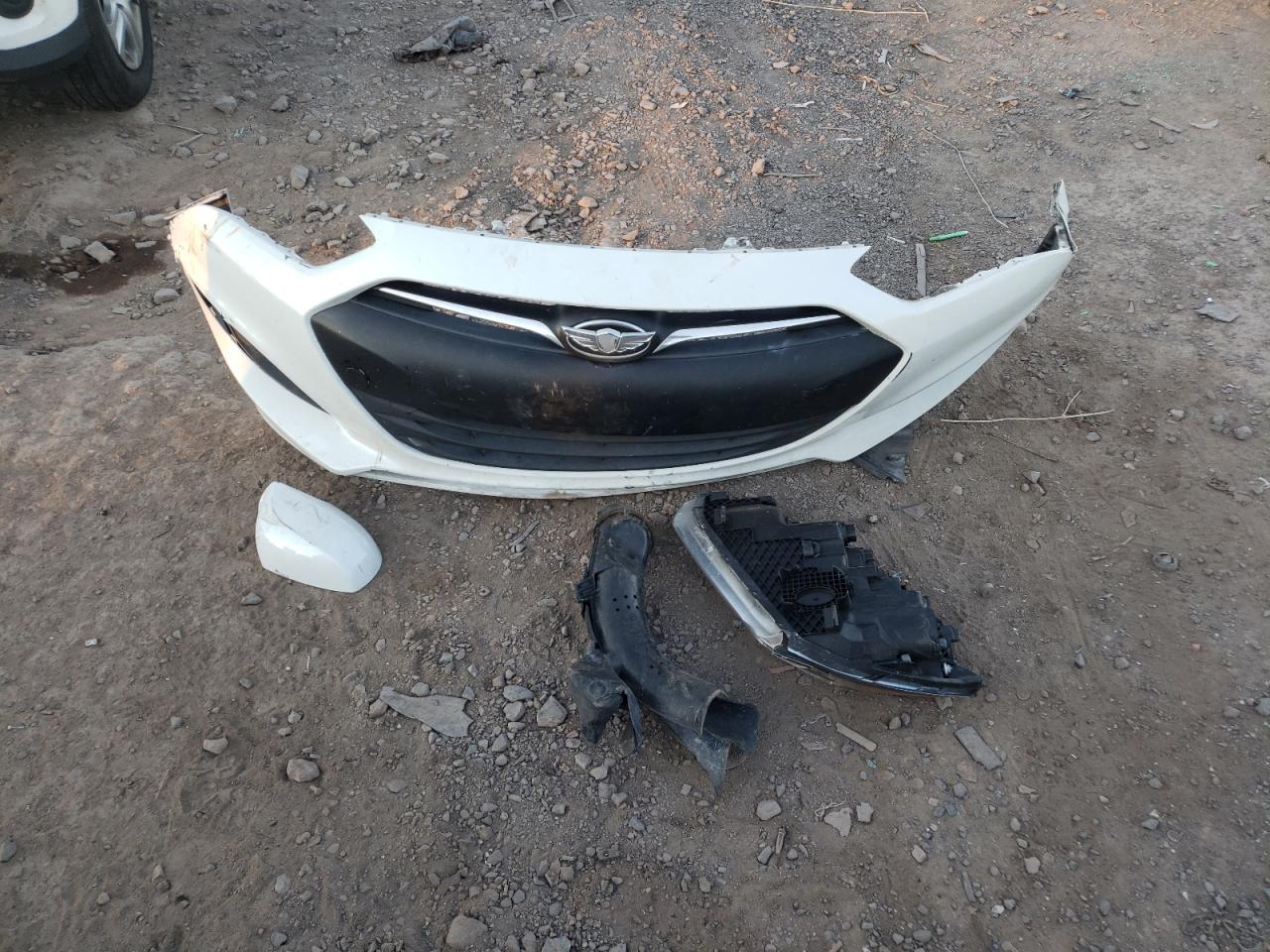 2013 Hyundai Genesis VIN KMHHT6KD1DU108909 Copart auction photo, all over damage thumbnail 12