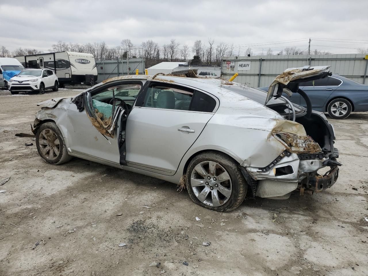 2010 Buick LaCrosse VIN 1G4GE5GV3AF227210 Copart auction photo, rollover / all over damage thumbnail 2