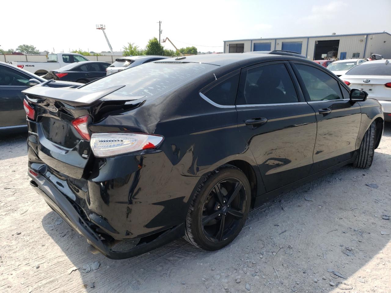2016 Ford Fusion VIN 3FA6P0H70GR365687 Copart auction photo, rear end / minor dent/scratches damage thumbnail 3