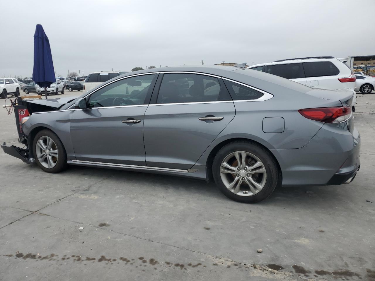 2018 Hyundai Sonata VIN 5NPE34AF1JH703134 Copart auction photo, front end damage thumbnail 2