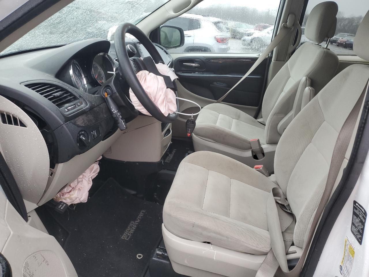 2017 Dodge Caravan VIN 2C7WDGBG3HR718096 Copart auction photo, front end / side damage thumbnail 7