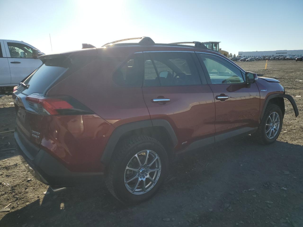 2019 Toyota RAV 4 VIN 2T3DWRFV3KW007627 Copart auction photo, all over damage thumbnail 3
