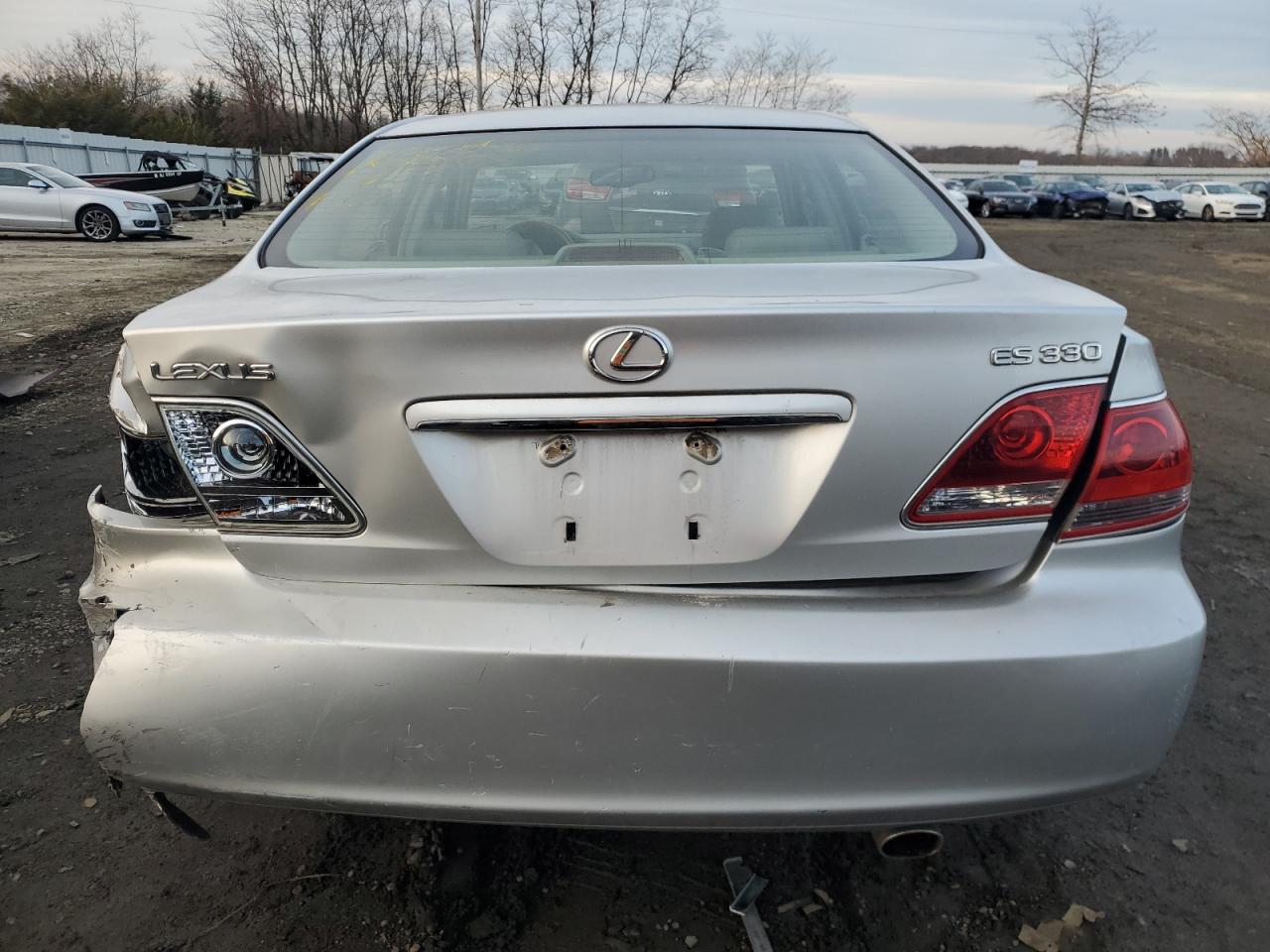 2006 Lexus ES VIN JTHBA30G765161766 Copart auction photo, side / rear end damage thumbnail 6