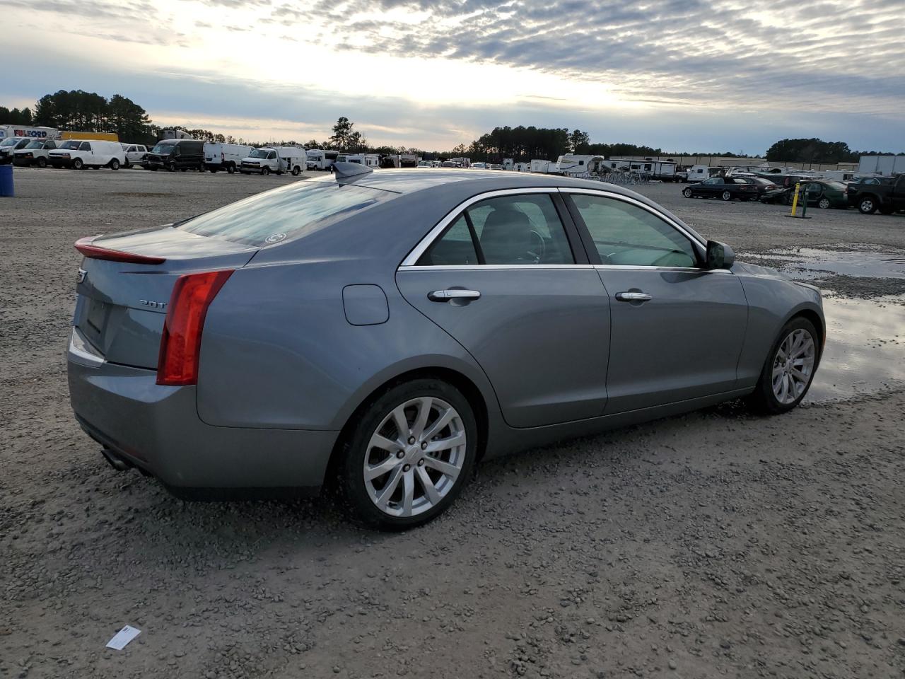 2018 Cadillac ATS VIN 1G6AA5RX4J0160949 Copart auction photo, front end / side damage thumbnail 3