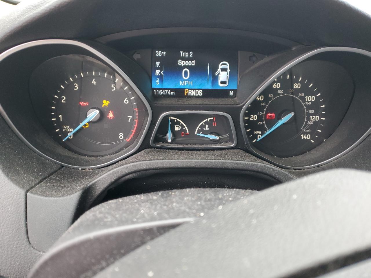 2017 Ford Focus VIN 1FADP3H26HL236852 Copart auction photo, front end damage thumbnail 9