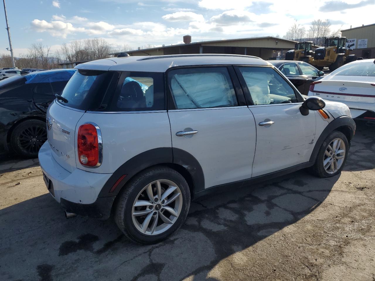 2014 MINI Cooper VIN WMWZB3C51EWR38715 Copart auction photo, all over damage thumbnail 3