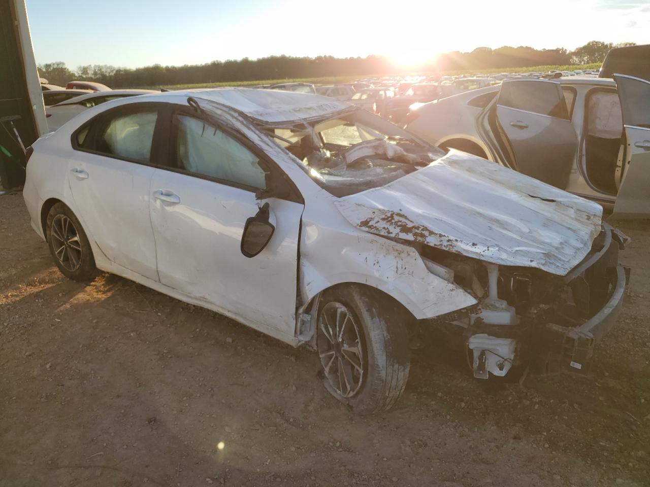 2023 KIA Forte VIN 3KPF24AD3PE612885 Copart auction photo, rollover damage thumbnail 4
