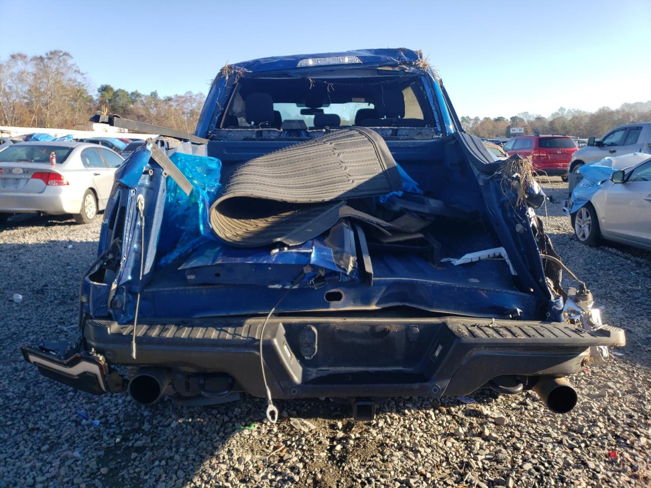 2018 Ford F-150 VIN 1FTFW1RGXJFA36193 Copart auction photo, all over damage thumbnail 6