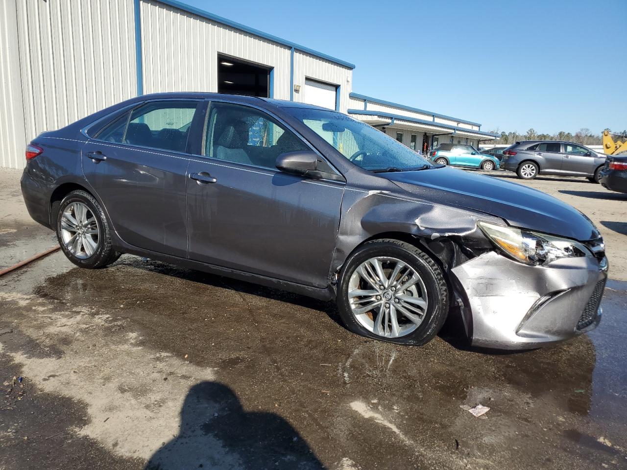 2015 Toyota Camry VIN 4T1BF1FK1FU019952 Copart auction photo, front end / undercarriage damage thumbnail 4