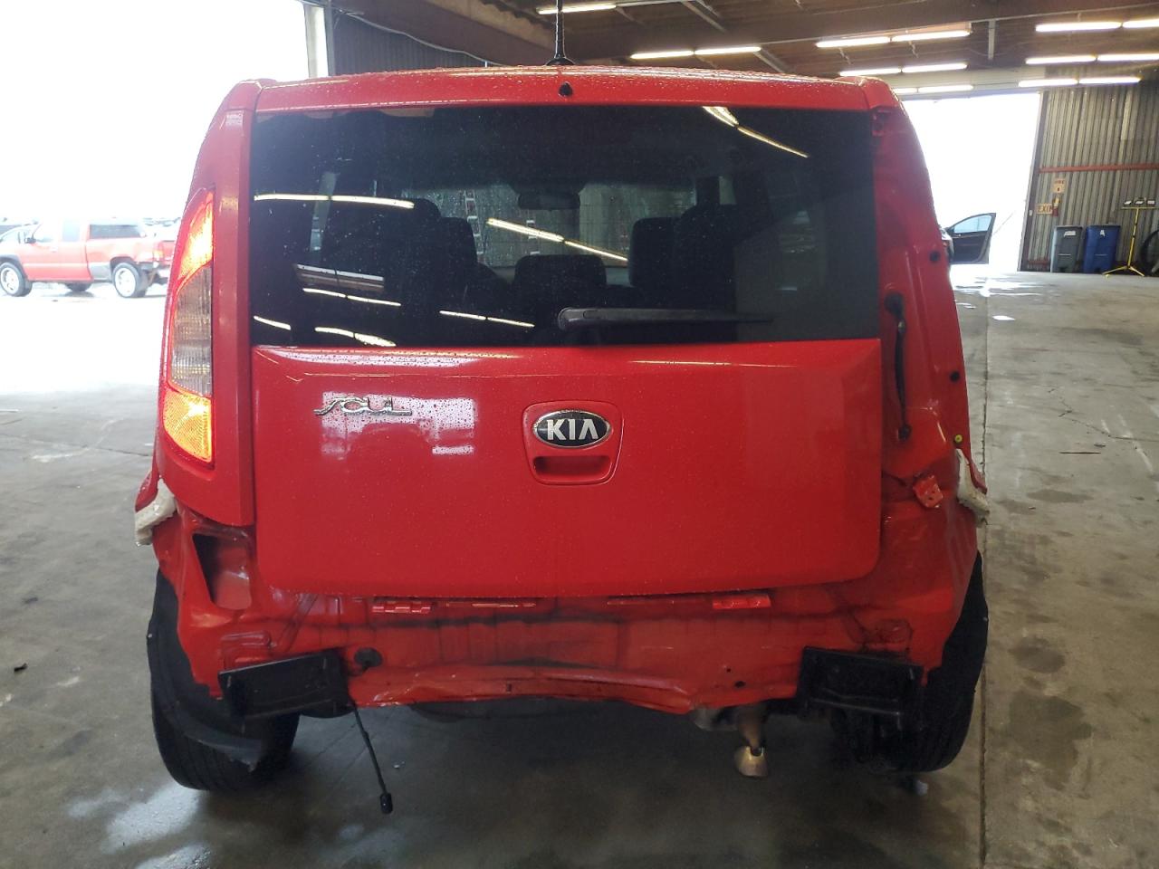 2013 KIA Soul VIN KNDJT2A56D7536921 Copart auction photo, rear end damage thumbnail 6