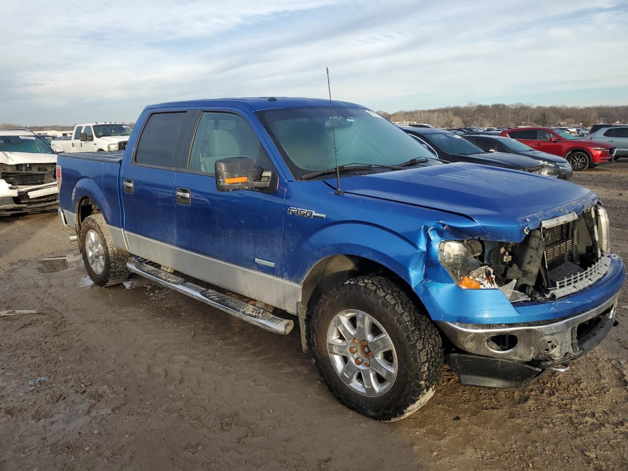 2013 Ford F-150 VIN 1FTFW1ET4DKF53004 Copart auction photo, front end / rear end damage thumbnail 4