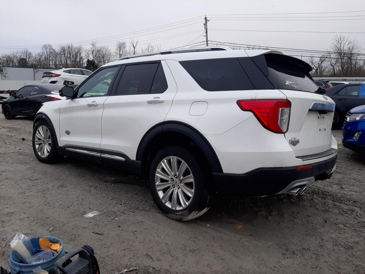 2021 Ford Explorer VIN 1FM5K8LC6MGC46838 Copart auction photo, front end damage thumbnail 2