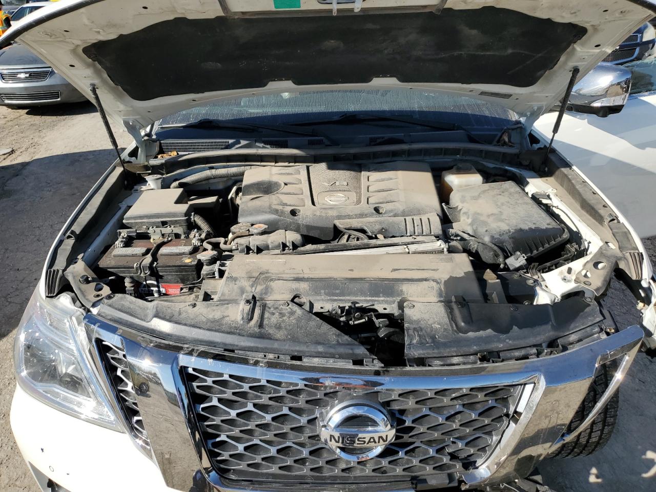 2019 Nissan Armada VIN JN8AY2NE7K9757106 Copart auction photo, front end damage thumbnail 13