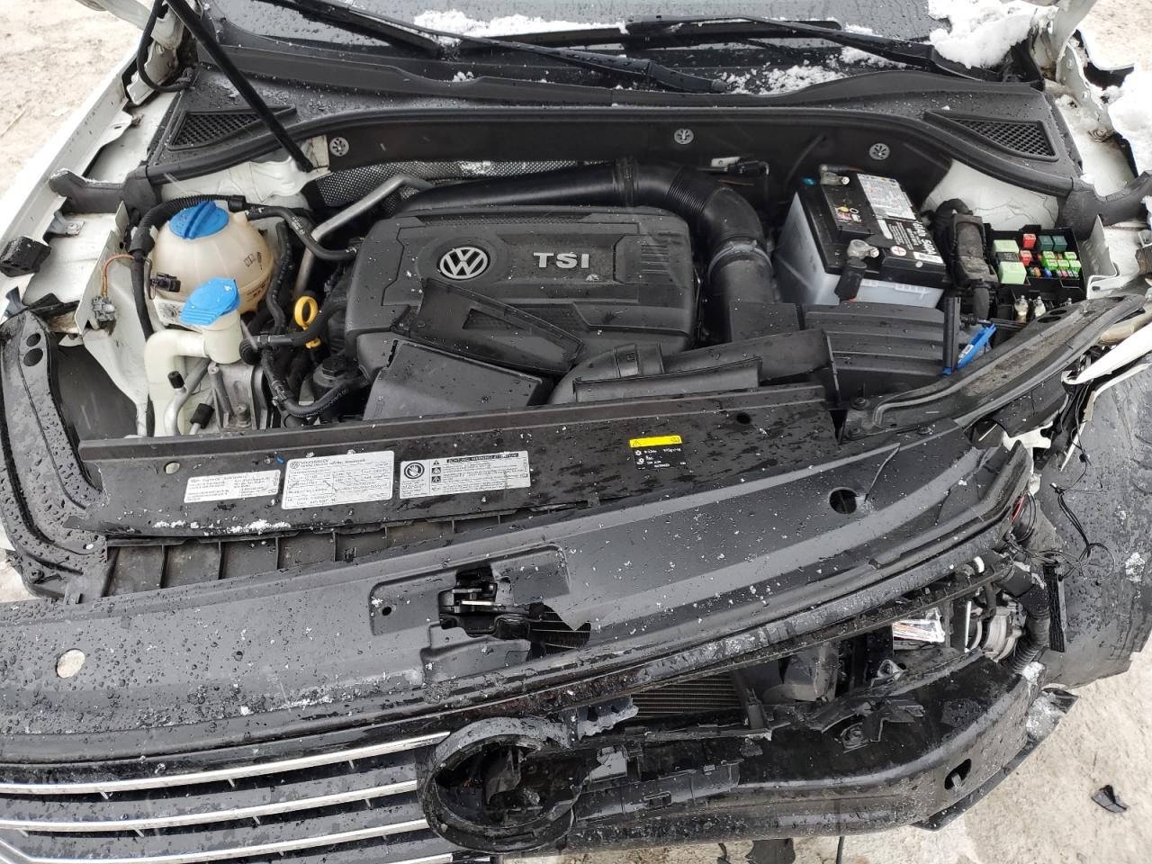 2016 Volkswagen Passat VIN 1VWBT7A36GC013911 Copart auction photo, front end / undercarriage damage thumbnail 12