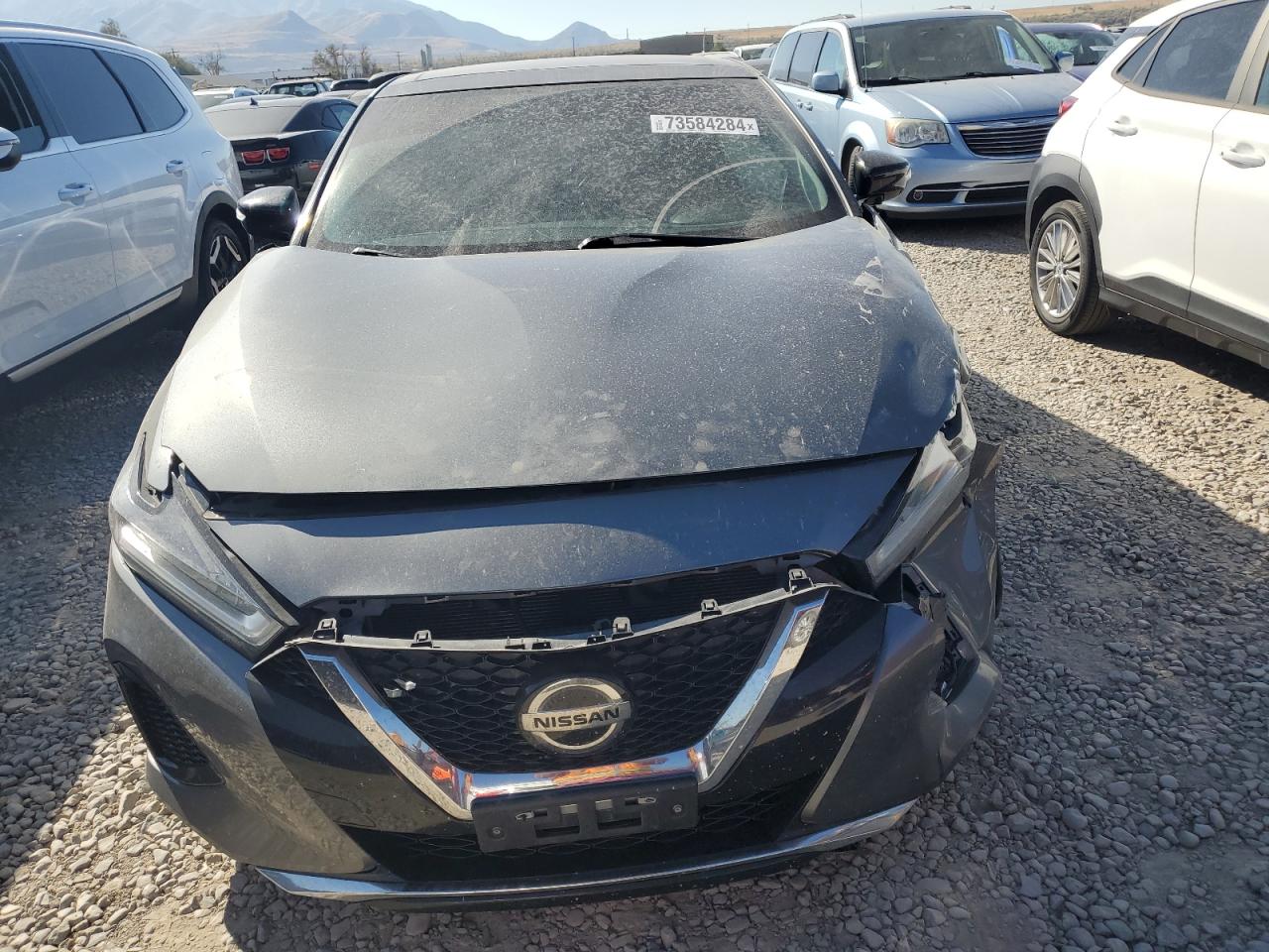 2019 Nissan Maxima VIN 1N4AA6AV1KC382125 Copart auction photo, side / front end damage thumbnail 5