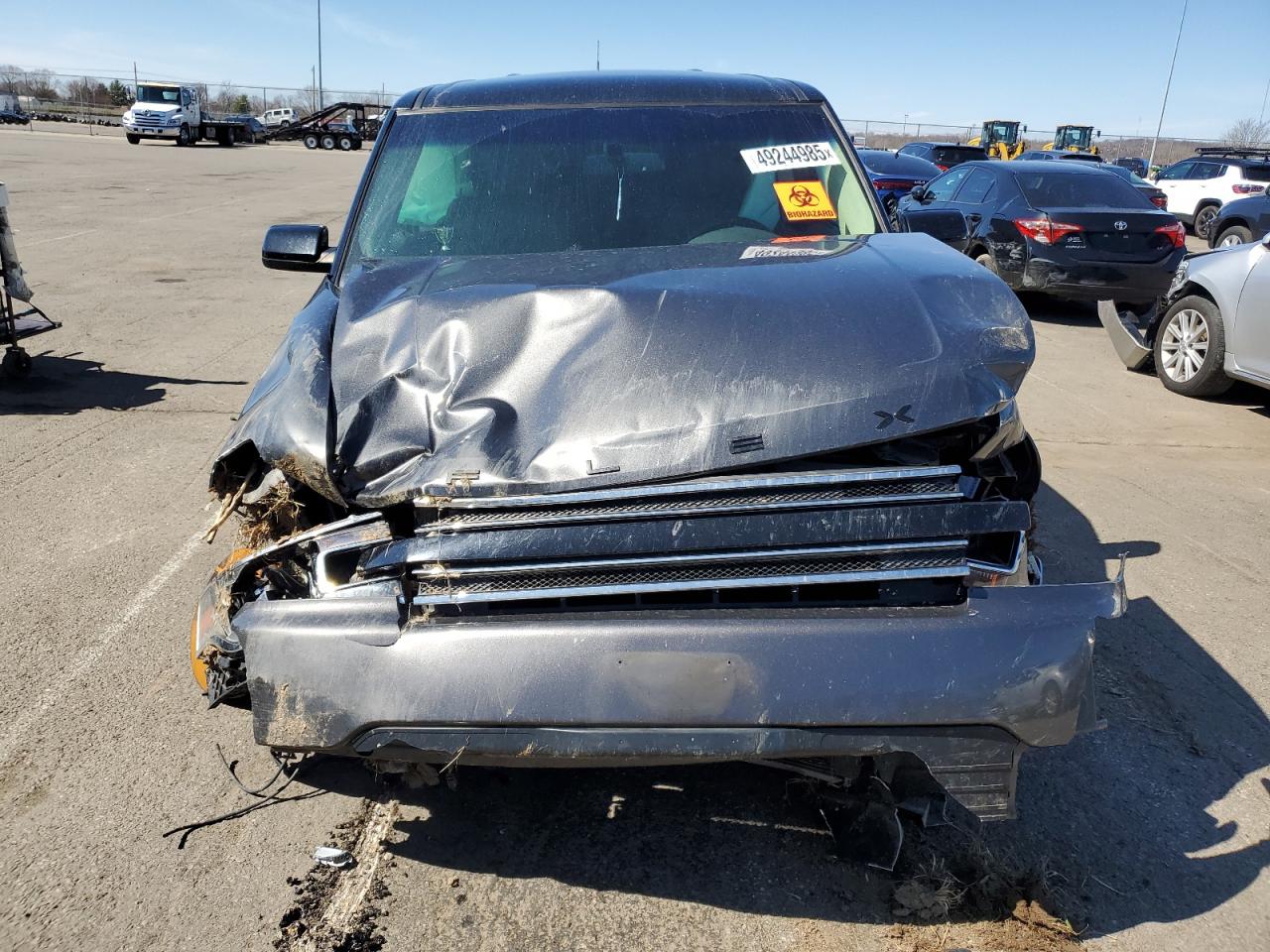 2017 Ford Flex VIN 2FMGK5C85HBA13680 Copart auction photo, front end / undercarriage damage thumbnail 5