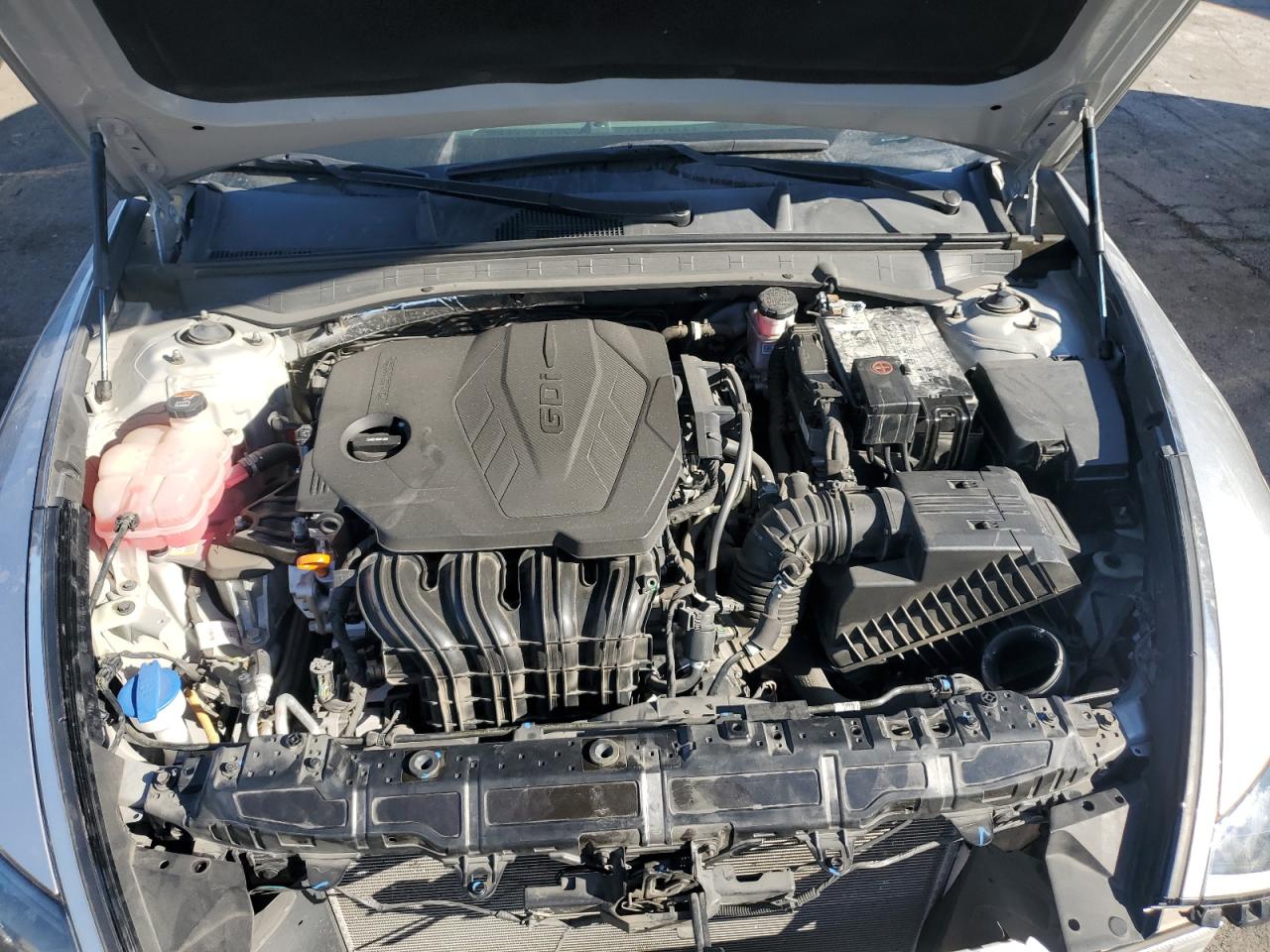 2021 Hyundai Sonata VIN 5NPEG4JAXMH110031 Copart auction photo, front end / undercarriage damage thumbnail 11