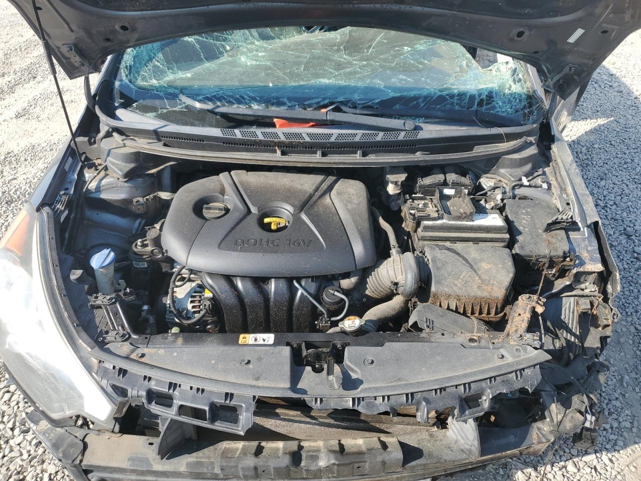 2016 KIA Forte VIN KNAFX4A68G5469864 Copart auction photo, all over damage thumbnail 11