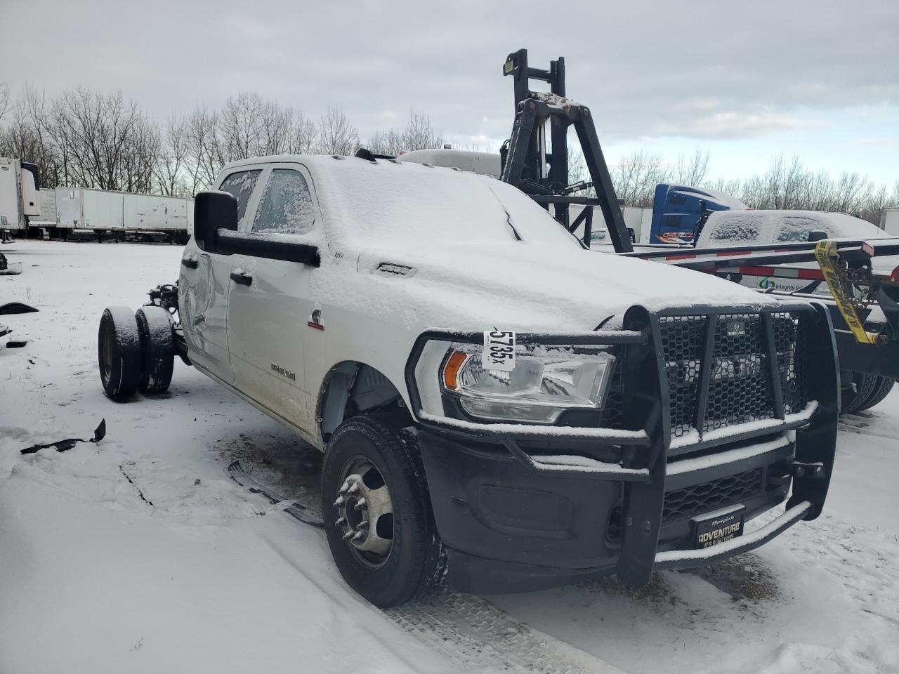 2022 RAM 3500 VIN 3C63RRGL1NG349377 Copart auction photo, all over damage thumbnail 4