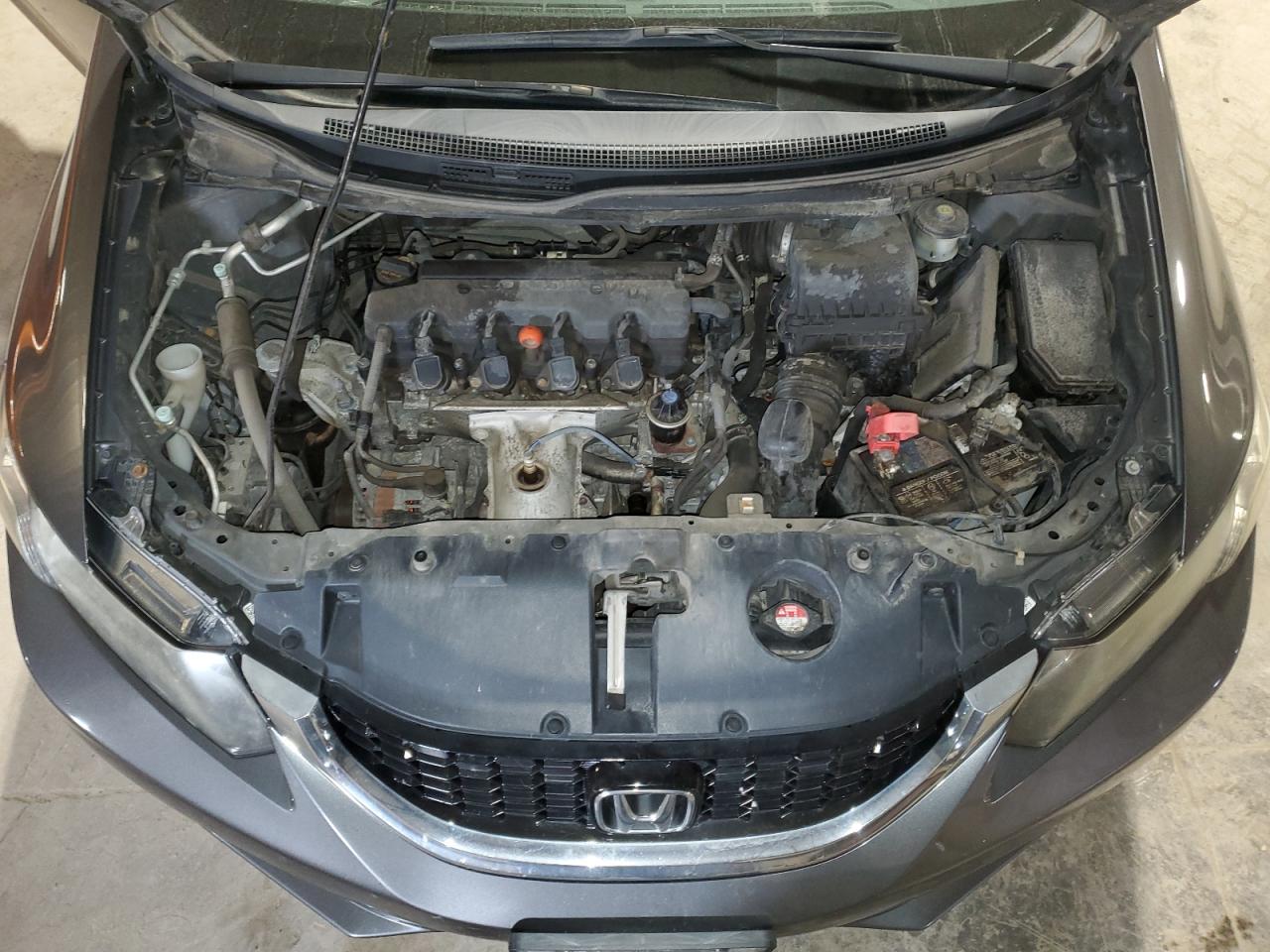 2013 Honda Civic VIN 2HGFB2F89DH522433 Copart auction photo, side / rear end damage thumbnail 11