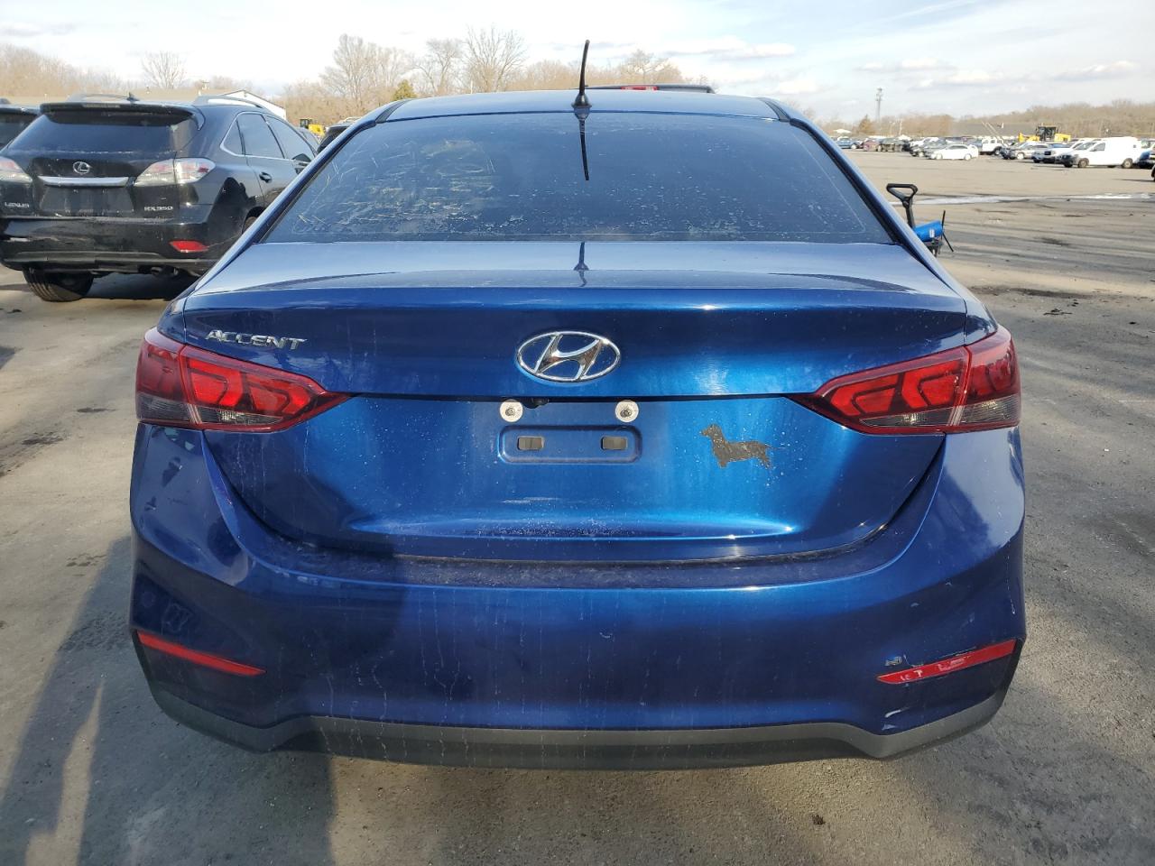 2020 Hyundai Accent VIN 3KPC24A6XLE119008 Copart auction photo, front end damage thumbnail 6