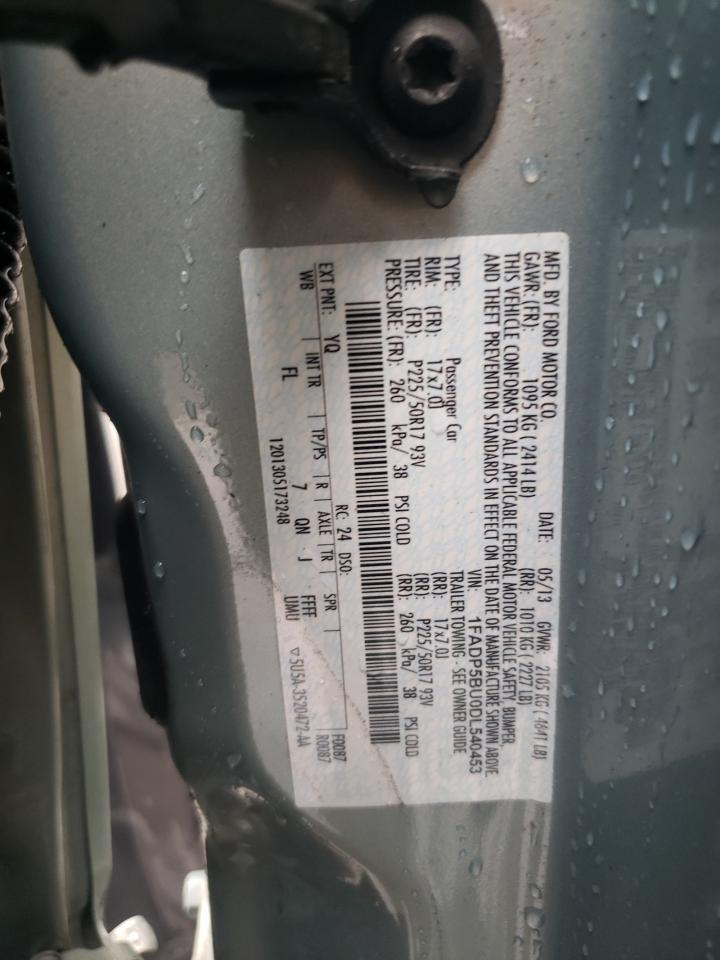 2013 Ford C-MAX VIN 1FADP5BU0DL540453 Copart auction photo, all over damage thumbnail 12