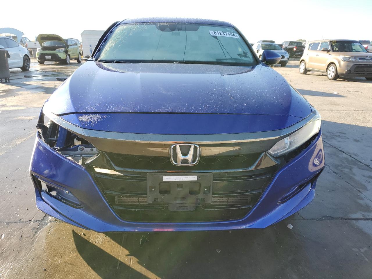 2018 Honda Accord VIN 1HGCV1F39JA014918 Copart auction photo, side / front end damage thumbnail 5
